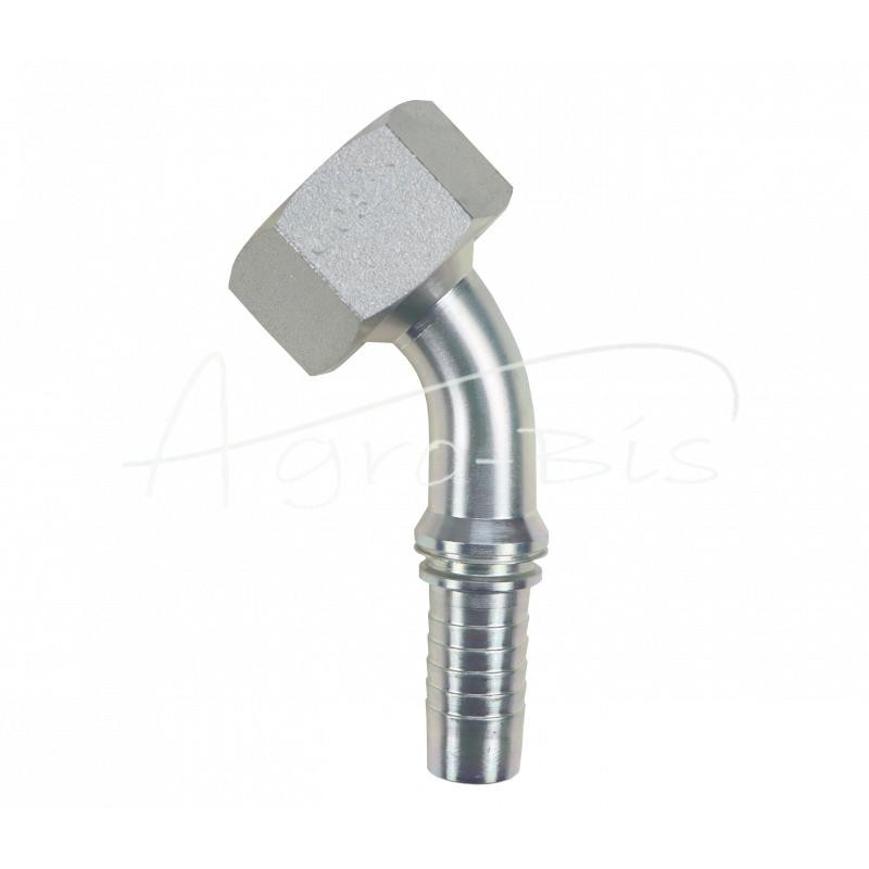 Hidraulinė jungtis DKOS 45° DN20 25S M36x2 sunki Premium HYDRAL - DKOS45DN20M36x2H