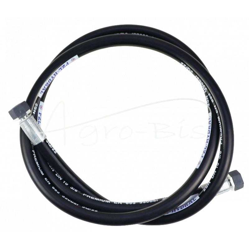 Hidraulinė žarna 330 barų sriegis M18x1.5 tiesi L-2000mm DN10-2SN 336-632-030-428 Krautuvas ND5-032 33MPa PZL HYDRAL - AA-10-2