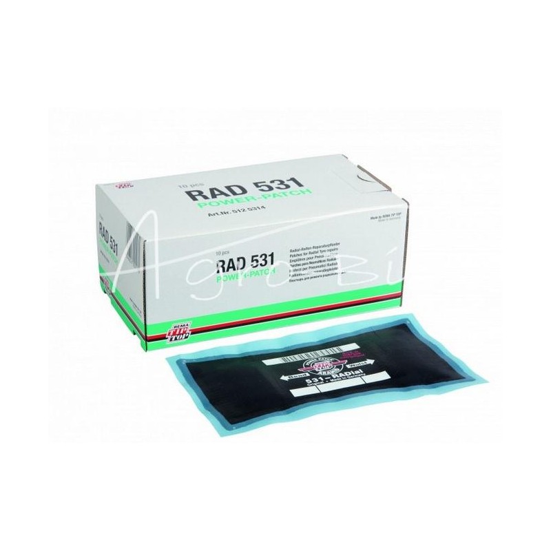 Radialinis remonto įdėklas didelėms padangoms 165x75mm RAD 531 Tip Top - 512-5314