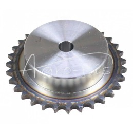 Grūdinto grandinės žvaigruočio su flanšu, stebule 08B-1 Z-32 išorinis skersmuo - 134,4 mm MORGA - S08B132M