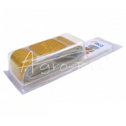 Šviesą atspindinti kontūrinė juosta, 50 mm pločio, 4 m ilgio, geltona - TOZ4M