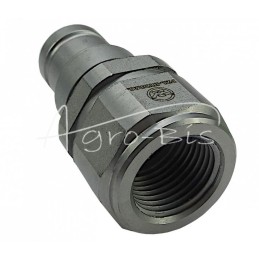 Sauso stabdymo hidraulinės greito prijungimo kištukas G1/2"BSP vidinis sriegis ISO16028 HYDRAL - B300-FH122IGF08H