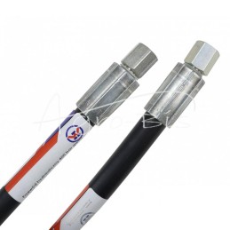 Hidraulinė žarna 400 barų sriegis M12x1,5 tiesus L-210mm DN06-2SN 40MPa PZL HYDRAL - AA12-06-210/2SNH