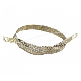 Įžeminimo vielos tinklas FI-10mm ilgio 700mm vario pynimas universalus nikeliuotas aukščiausios kokybės ELMOT - PM700PEL