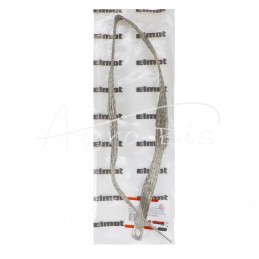 Įžeminimo vielos tinklas FI-10mm ilgio 700mm vario pynimas universalus nikeliuotas aukščiausios kokybės ELMOT - PM700PEL