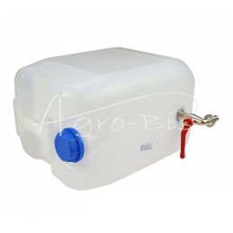 Vertikalus 20 l plastikinis vandens bakelis su metaliniu čiaupu - KW20L