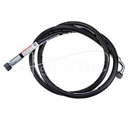 Hidraulinė žarna 330 barų sriegis M18x1.5 tiesi - alkūnė L-2000mm DN10-2SN 33MPa PZL HYDRAL - AK-10-2000/2SNH