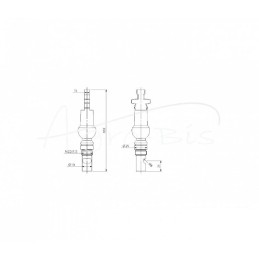 Pavarų perjungimo pirštas 1224 pavarų perjungimo svirtis 1 įpjova Ursus C-385 Rolmus - 80147015