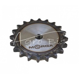 Grūdinto tipo žvaigždutė su flanšu, stebule 12B-1 Z-20, išorinis skersmuo - 130 mm MORGA - S12B120M