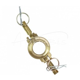 „Camlock“ jungties lizdas, B tipo, žalvaris, 1" x 25 mm, PZL HYDRAL - ZCMB25H