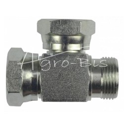 Hidraulinė jungtis – AAB trišakis M30x2 22L seno tipo kūgiai be O žiedo - HS386