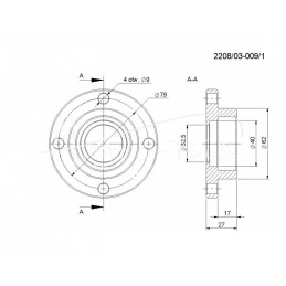 Mėšlo kratytuvo „Rolmus“ pavarų dėžės dangtis - 220803009/1