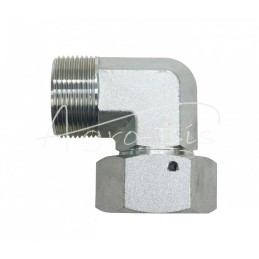 Hidraulinė alkūnė 90 AB M36x2 M36x2 25S/25S - ABM36/M36 90 25S