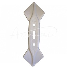 Sustiprintas širdies formos noragėlis 92994 ražienų kultivavimui Gruber tipo Brodnica RAU Universal Standard 3 skylių MORGA - 17