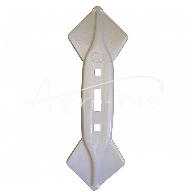 Sustiprintas širdies formos noragėlis 92994 ražienų kultivavimui Gruber tipo Brodnica RAU Universal Standard 3 skylių MORGA - 17