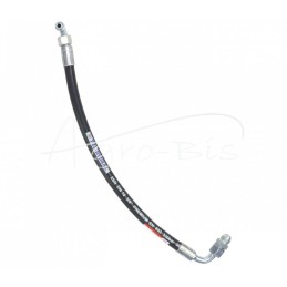 Hidraulinė žarna 330 bar vidinis sriegis M18x1.5 alkūnė / kūginis antgalis Ursus M20x1.5 L-530mm DN10-2SN PZL HYDRAL - AK-10-530