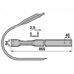 JOHN DEERE PICKUP APSAUGA - E65648