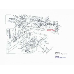 Lakštinio metalo guolio korpusas P-208 z-224 Sipma kvadratinių ryšulių presui - 89001442040