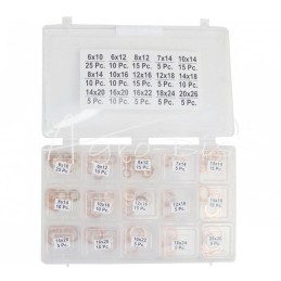 Varinių poveržlių rinkinys 150 vnt. - 1 mm - KPM150