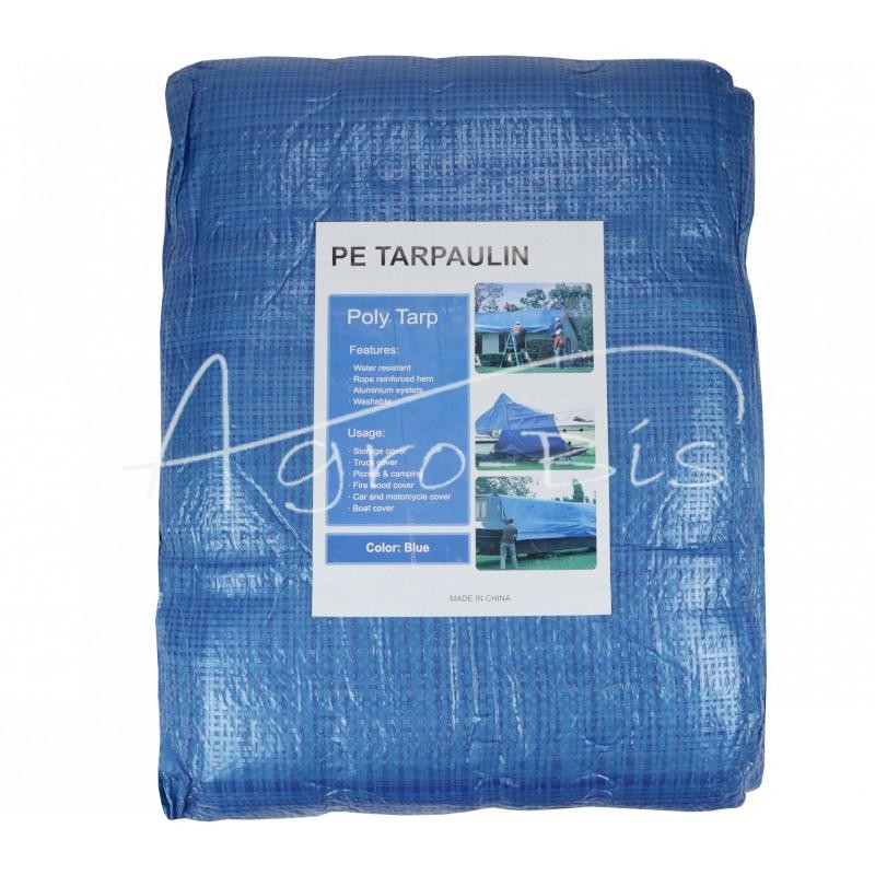 Brezentas 6x10m mėlynas - P6x10N