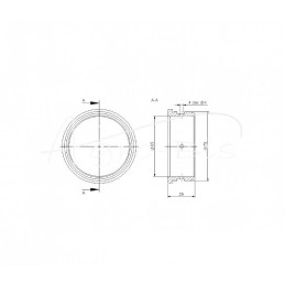 Galios nuėmimo veleno įvorė Ursus C-385 Rolmus - 80153051/0