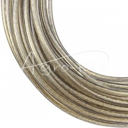 Muitinės patvirtintas plieninis brezentinis lynas su FI-6 mm danga, 34 m ilgio - LIC6MM