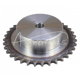 Grūdinto grandinės žvaigriovelis su flanšu, stebule 08B-1 Z-36 išorinis skersmuo - 150,6 mm MORGA - S08B136M