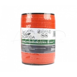 20mm/200m oranžinė elektrifikavimo juosta ZAGRODA - ZAGRODA-172