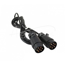 Priekabos prijungimo elektros kabelis 5x0,75 3,5 m, du ELMOT kištukai - 5x0,75x3,5EL