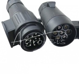 Kabelio jungties adapteris 13/7 12V, ilgis 1,0 m ELMOT - AD13/7KEL