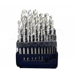 HSS metalo grąžtų rinkinys, 25 vnt., 1-13 mm - KW25HSS