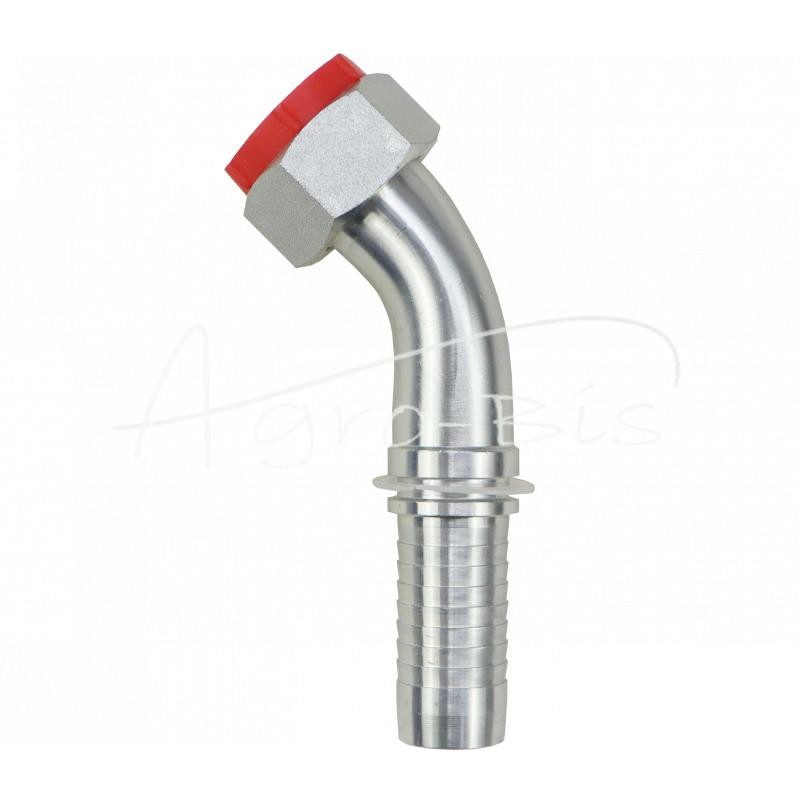 Metrinis kampinis užspaudžiamas antgalis, vidinis sriegis DKOL 45° DN25 28L M36x2 Premium HYDRAL - DKOL45DN25M36x2H