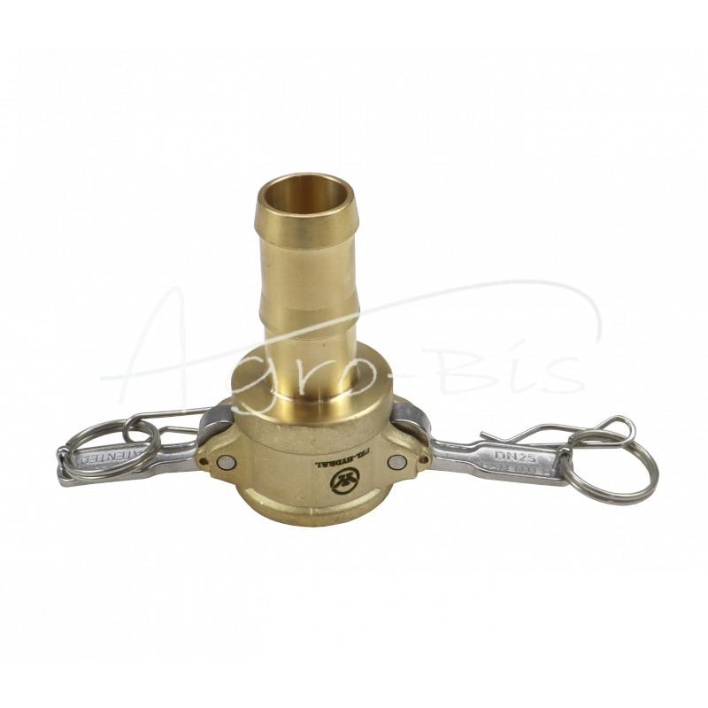 „Camlock“ jungties lizdas, C tipo, žalvaris, 1" x 25 mm, PZL HYDRAL - ZCMC25H