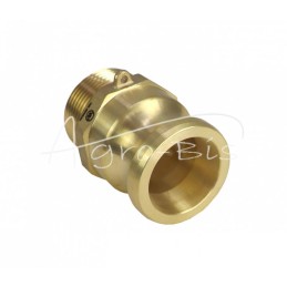 „Camlock“ jungties kištukas, F tipo, žalvaris, 1 1/4" x 32 mm, PZL HYDRAL - ZCMF32H