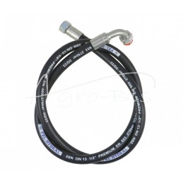 Hidraulinė žarna 275bar sriegis M22x1.5 tiesi - alkūnė DN12 M22X1.5, L-1600mm DN12-2SN PZL-HYDRAL - AK-12-1600/2SN