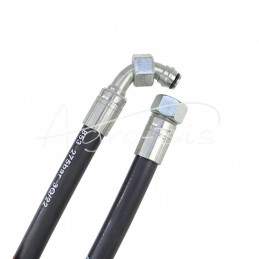 Hidraulinė žarna 275bar sriegis M22x1.5 tiesi - alkūnė DN12 M22X1.5, L-1600mm DN12-2SN PZL-HYDRAL - AK-12-1600/2SN