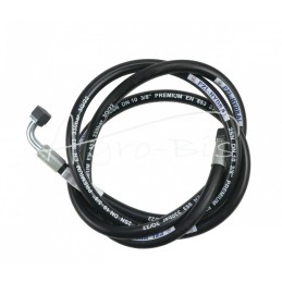 Hidraulinė žarna 330 barų sriegis M18x1.5 tiesi - alkūnė L-2500mm DN10-2SN 33.0MPa PZL HYDRAL - AK-10-2500/2SNH