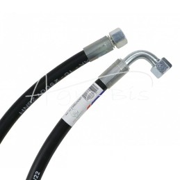 Hidraulinė žarna 330 barų sriegis M18x1.5 tiesi - alkūnė L-2500mm DN10-2SN 33.0MPa PZL HYDRAL - AK-10-2500/2SNH