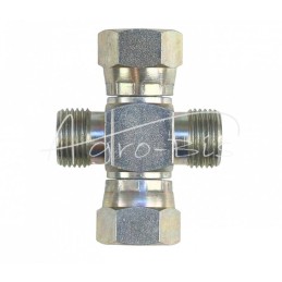 Jungtis – hidraulinė jungtis – keturių krypčių ABAB M18x1.5 12L - HS360