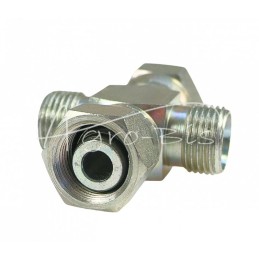 Jungtis – hidraulinė jungtis – keturių krypčių ABAB M18x1.5 12L - HS360