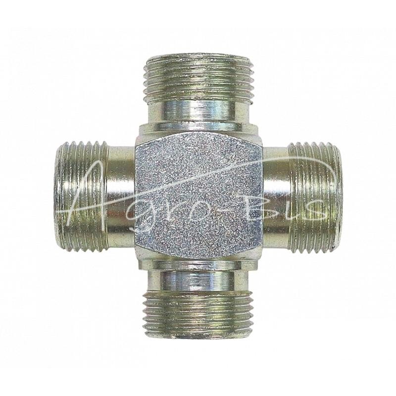 Jungtis – hidraulinė jungtis – keturių krypčių M22x1.5 15L - PN-149 M22*1,5 16L