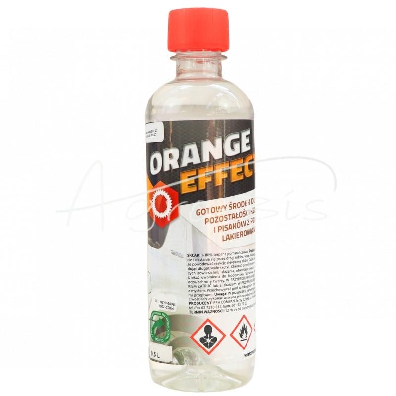 Skystis dervai, klijų likučiams ir juostoms šalinti „Orange Efect Ultramyt“ 0,5 l - OE0,5