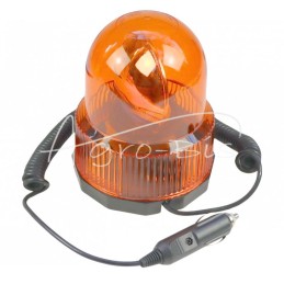 Įspėjamoji lemputė 12 V ilgas laidas su magnetu, maitinamas iš cigarečių degiklio lizdo - A0205