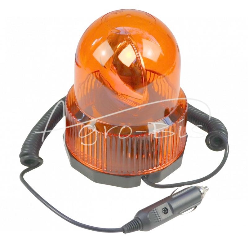 Įspėjamoji lemputė 12 V ilgas laidas su magnetu, maitinamas iš cigarečių degiklio lizdo - A0205