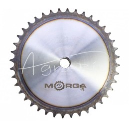 Grūdinto grandinės žvaigriovelis su flanšu, stebule 08B-1 Z-40 išorinis skersmuo - 166,7 mm MORGA - S08B140M