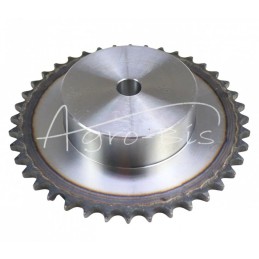 Grūdinto grandinės žvaigriovelis su flanšu, stebule 08B-1 Z-40 išorinis skersmuo - 166,7 mm MORGA - S08B140M