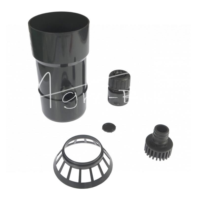 Lietaus vandens surinktuvas 110 mm grafitas - 63-204