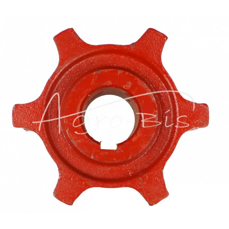 Mėšlo kratytuvo pavaros lizdo ratas FI-40 mm rakto griovelis 12 žemų dantų - 2219070140