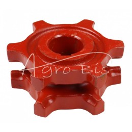 Mėšlo kratytuvo pavaros lizdo ratas FI-40 mm rakto griovelis 12 žemų dantų - 2219070140