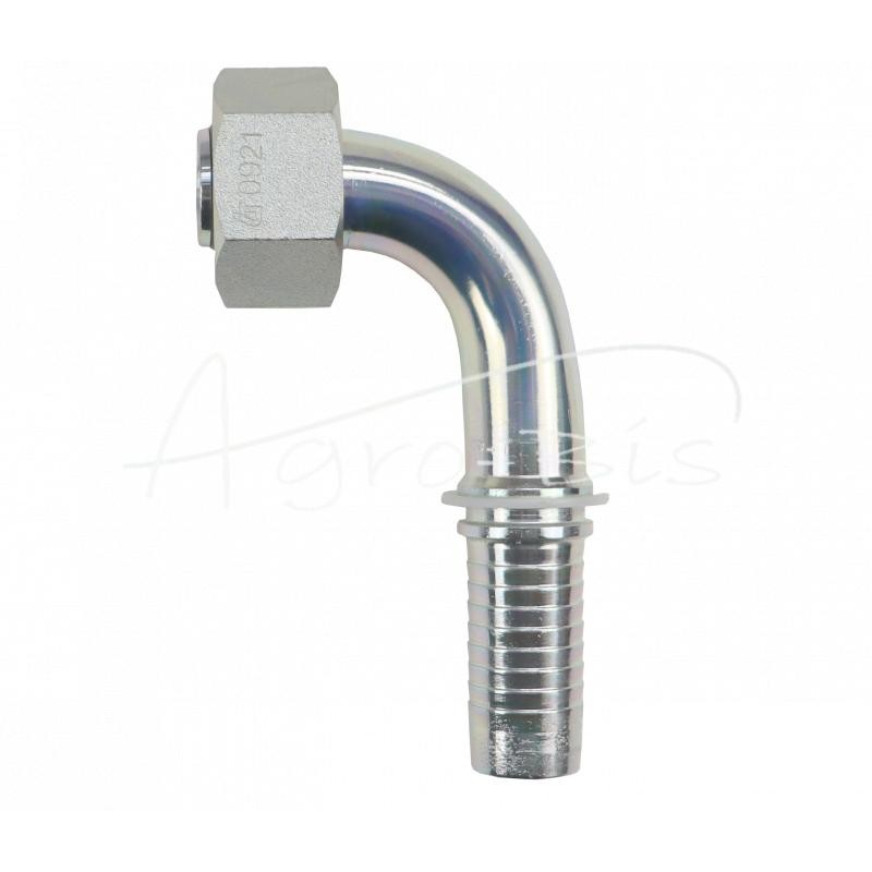 Hidraulinė jungtis DKOS 90° DN25 25S M36x2 sunki Premium HYDRAL - DKOS90DN25M36x2H